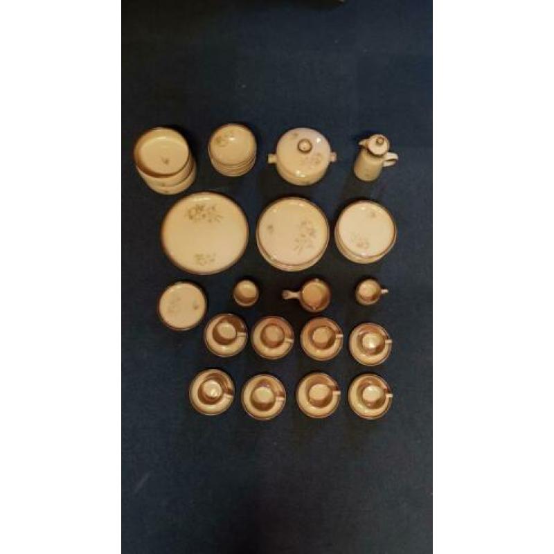 Uitgebreid puntgaaf Engels Servies Denby memories