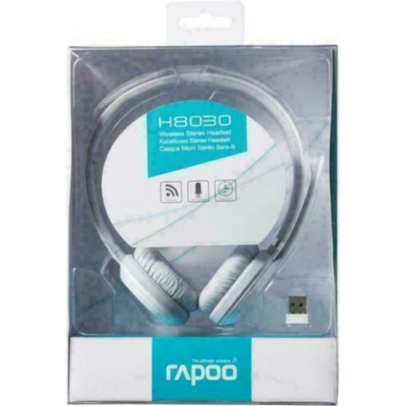 Rapoo H8030 | 2.4GHz USB Wireless Headset | Wit | NIEUW