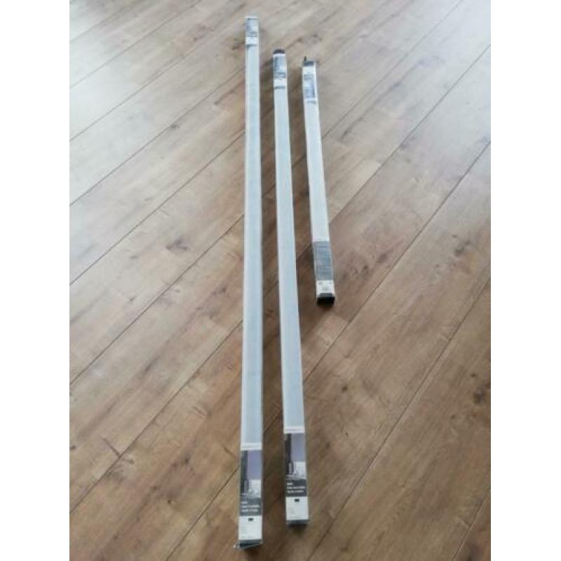 3 stuks nieuwe Intensions Structure Rolgordijnen lichtgrijs