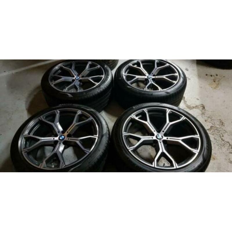 21" originele BMW X5 X6 G05 G06 M741 zomer breedset velgen