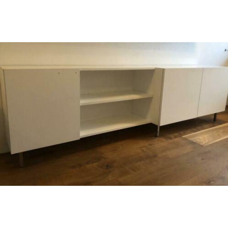 MOET WEG!!!! Mooie witte stevige dressoir 250cm breed