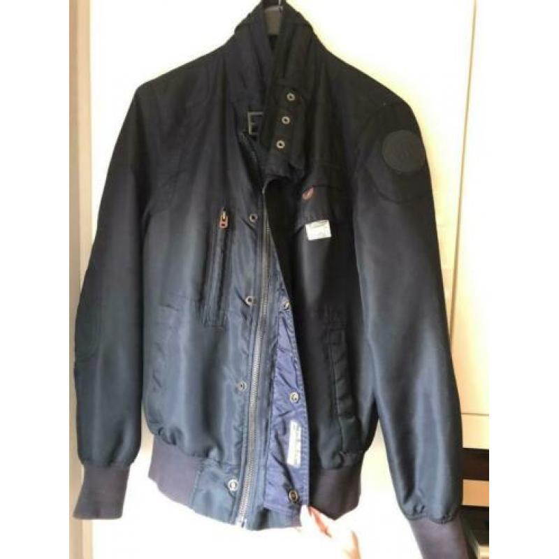 Jas Gtar RAW, donkerblauw, maat Small