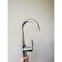 Grohe RVS Eurosmart New hoge wastafelkraan
