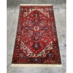 Vintage oosters vloerkleed Heriz Kadjar LDP tapijt 94x157cm