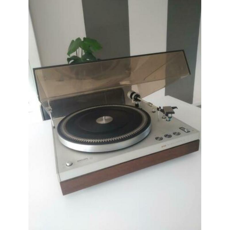 Vintage Philips 212 Elektronic Platenspeler - 1971/1976