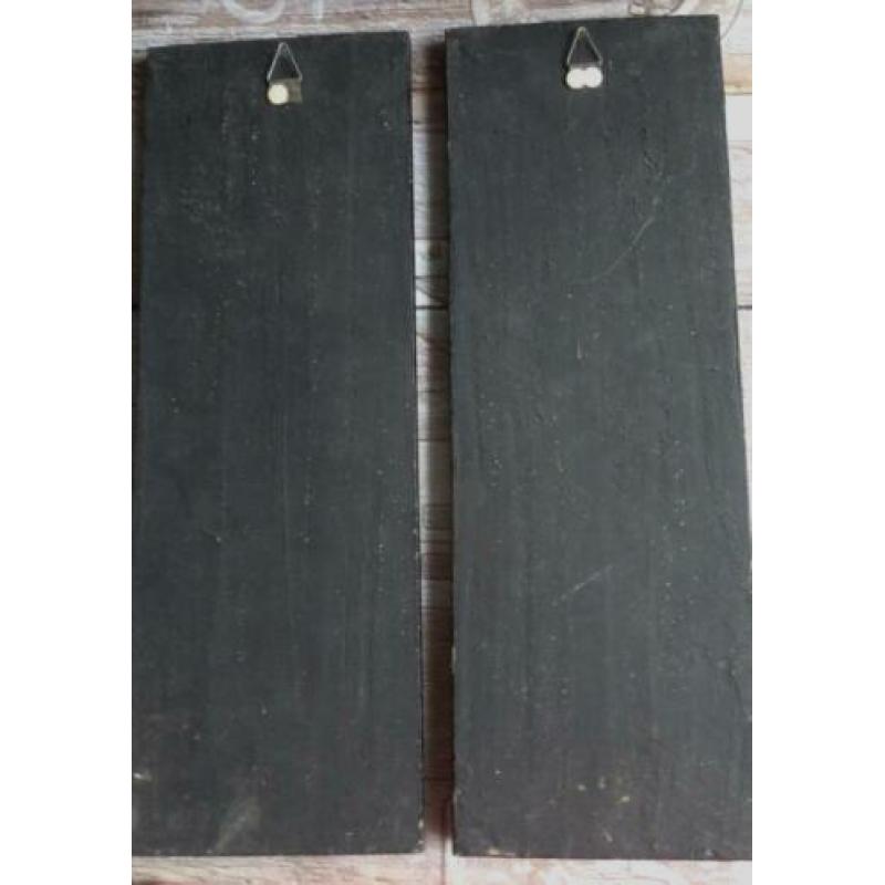 CHINESE PANEELTJES MET PARELMOER * Twee Stuks *