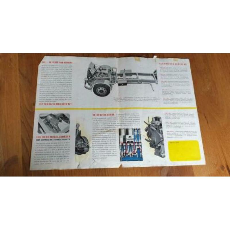 Originele DAF Truck folder (1949) eerste uitgave serie 50