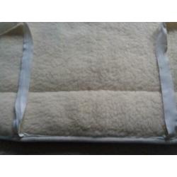 1 pers. Matras beschermer van wol
