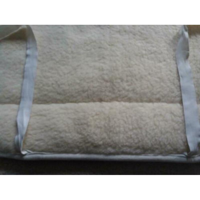1 pers. Matras beschermer van wol