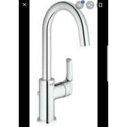 Grohe RVS Eurosmart New hoge wastafelkraan