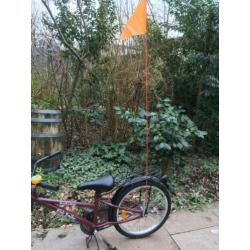 Aanhangfiets met bagagedrager