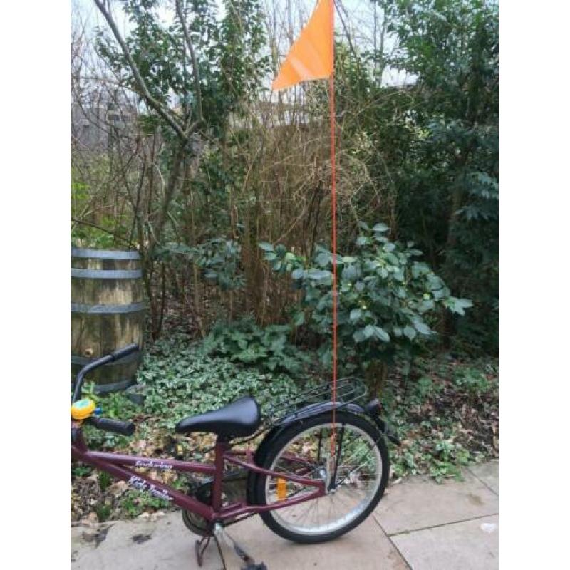 Aanhangfiets met bagagedrager