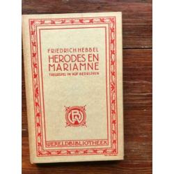 Friedrich Hebbel Herodes en Mariamne treurspel 1921