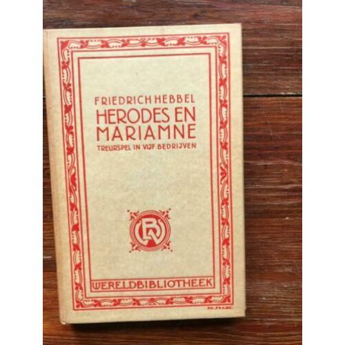 Friedrich Hebbel Herodes en Mariamne treurspel 1921