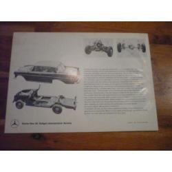 USA Folder Set MERCEDES 190 D uit 8 - 1963