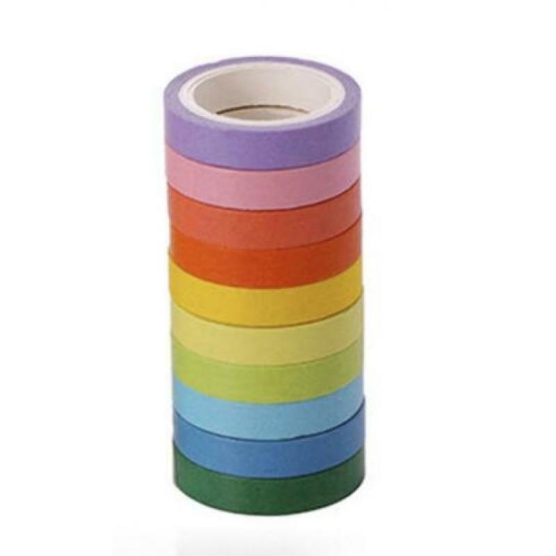 MASKING TAPE SET 10 rolletjes Nieuw