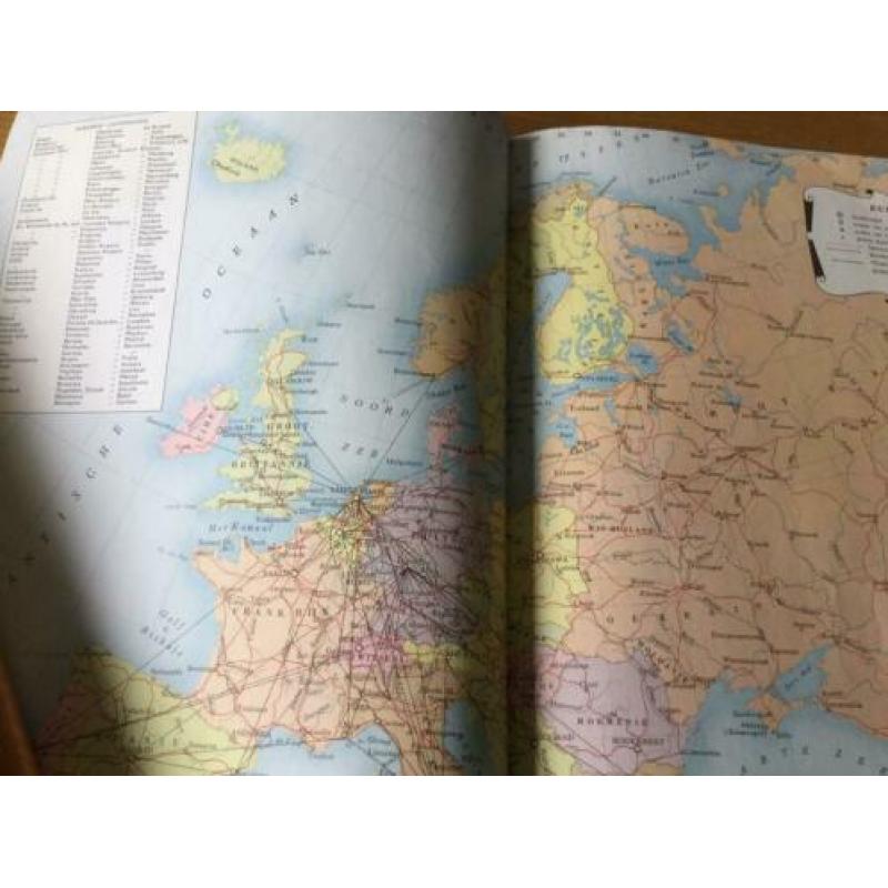 Planta Europese Atlas 1954 met Plaatjes.