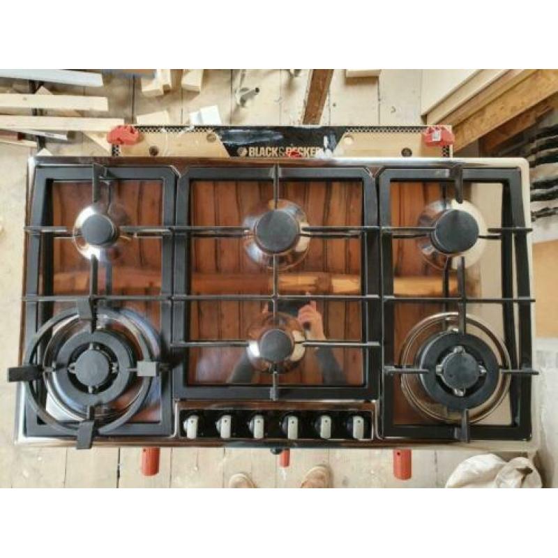 Siemens inbouw gaskookplaat 6 pits 90cm TEAB