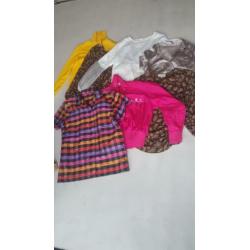 Partij pakket lot 45 vintage dames blousjes en tops