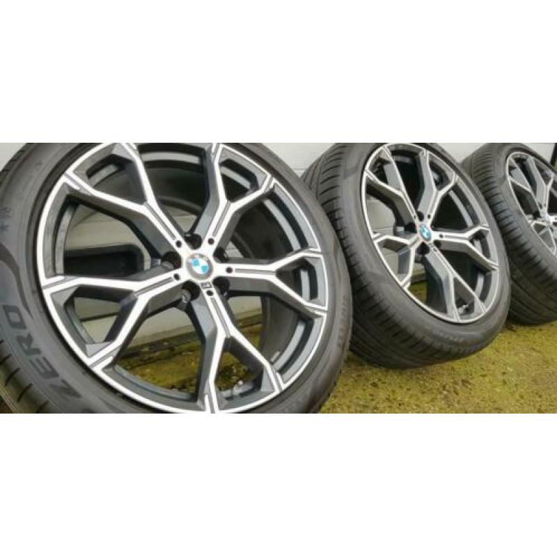 21" originele BMW X5 X6 G05 G06 M741 zomer breedset velgen