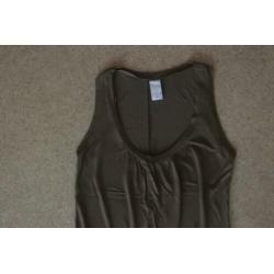 vila long top XS olijf groen NIEUW