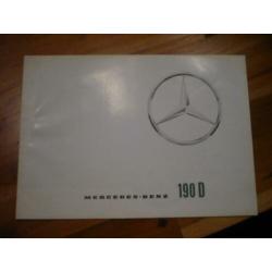 USA Folder Set MERCEDES 190 D uit 8 - 1963