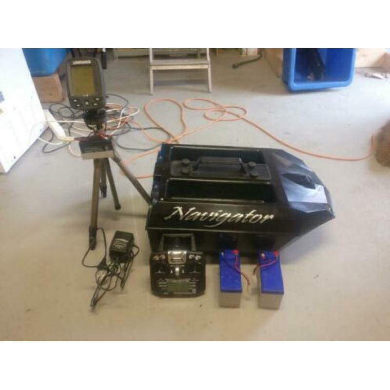 Navigator voerboot incl. Lowrance x4 dieptemeter