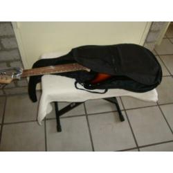 DIMAVERY NYLON GITAARTAS voor ELEKTRISCHE GITAAR (nieuw)