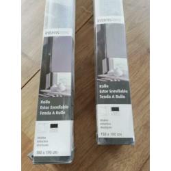 3 stuks nieuwe Intensions Structure Rolgordijnen lichtgrijs