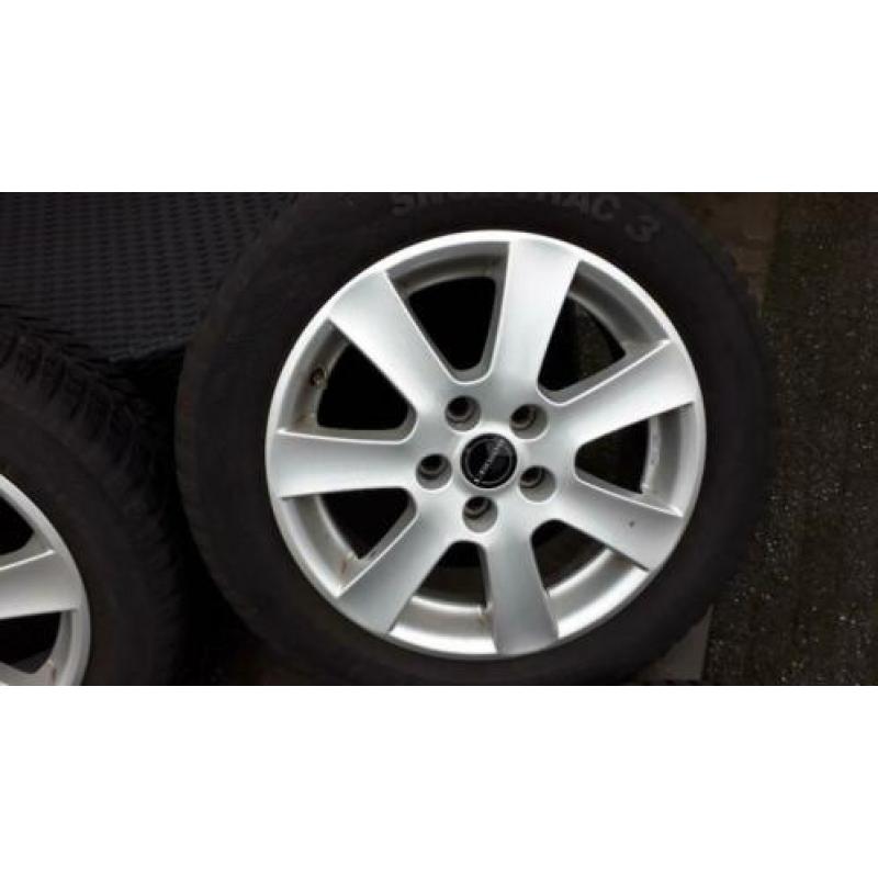 16inch borbet velgen winterbanden 5x112 vw set skoda audi
