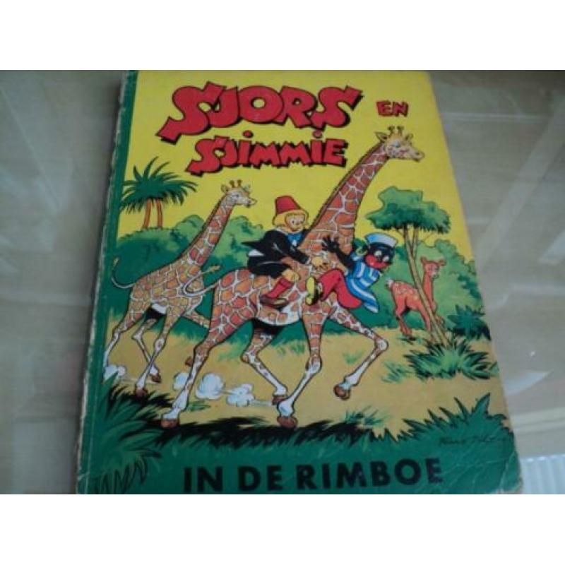 3 Stripboeken Sjors en Sjimmie jaren 60- 70