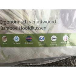 Nieuw! Ergonomisch bamboe kussen