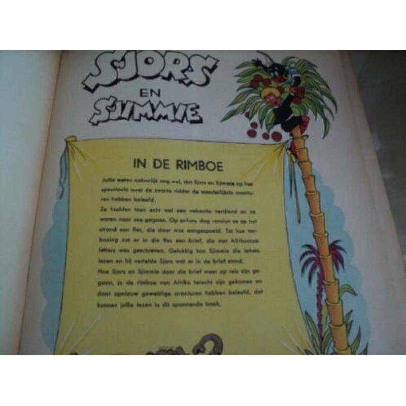 3 Stripboeken Sjors en Sjimmie jaren 60- 70