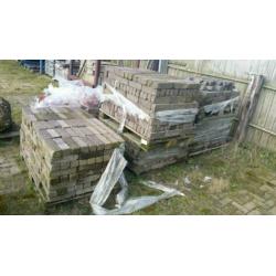 Gebakken klinkers maat 24.5x6x8cm kleur paars