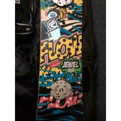 Flow snowboard met snowboardschoenen