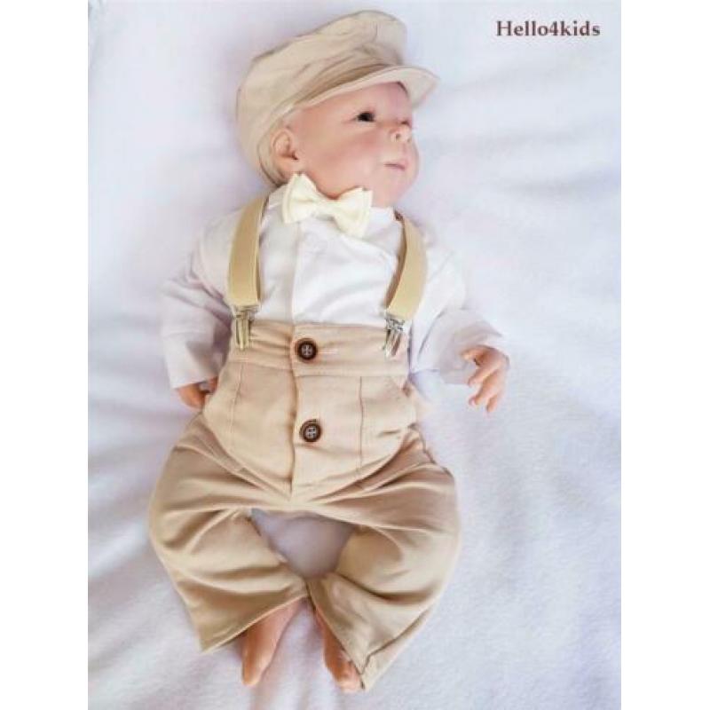 62 lichtblauw kostuumpje baby bruidsjonker doop kleding