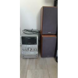 Stereo SONY met boxen
