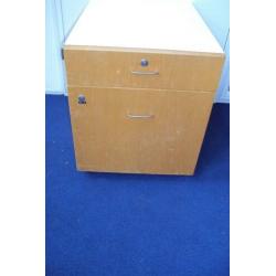 Bureau+ladeblok hout