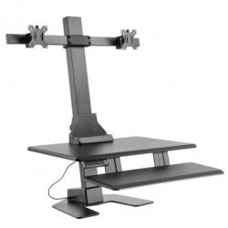 Werkstation met twee beeldschermen MC-796 Flat panel steun