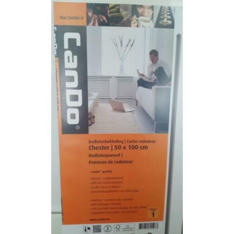 Radiator ombouw/bekleding 50 x 100. 2 stuks