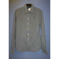 McGregor mooie blouse zwart wit mini ruitje mt 38 M nr 26643