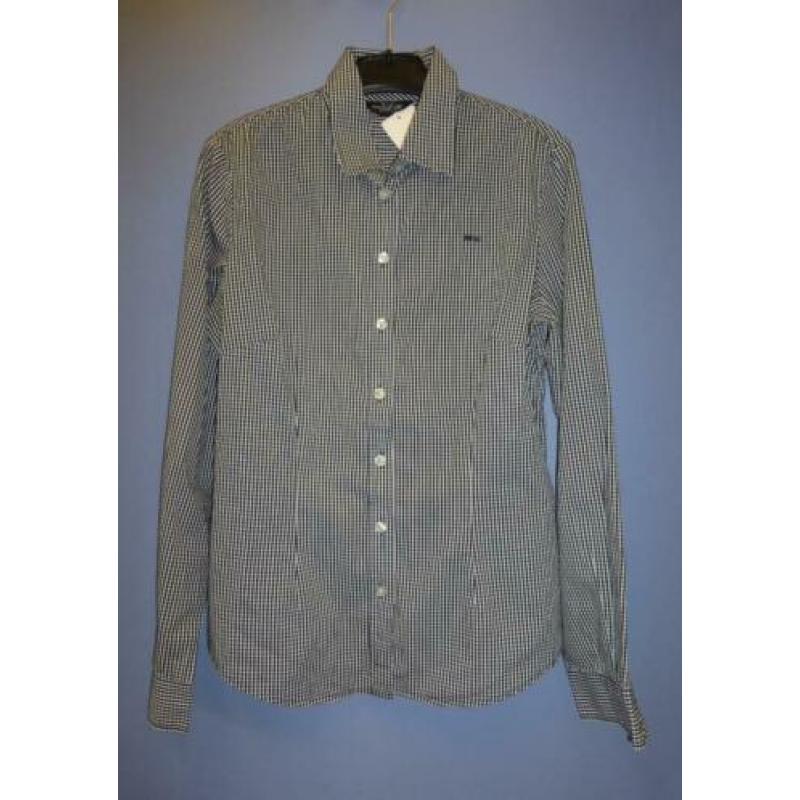 McGregor mooie blouse zwart wit mini ruitje mt 38 M nr 26643