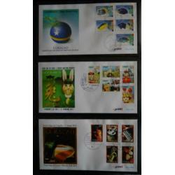 Modern Curacao, 1e dag envelop, E1 t/m E15-E15a-E17-E17