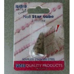 3 stuks spuitmond Nozzle PME / Star Tube nr. 8