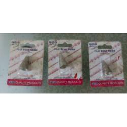 3 stuks spuitmond Nozzle PME / Star Tube nr. 8