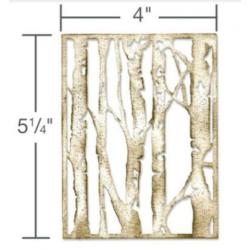 NIEUW GROTE Metalen Snijmal Birch Tree Forest Frame