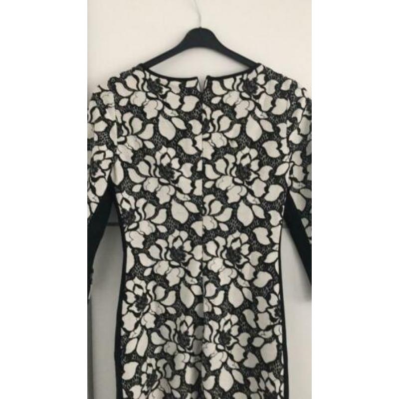Reiss jurk zwart wit maat 36