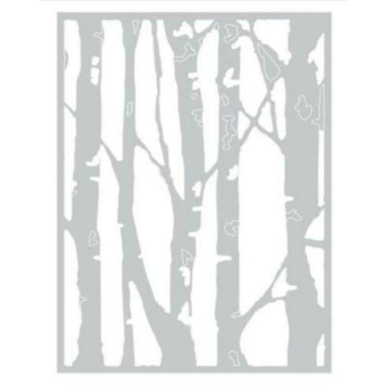 NIEUW GROTE Metalen Snijmal Birch Tree Forest Frame