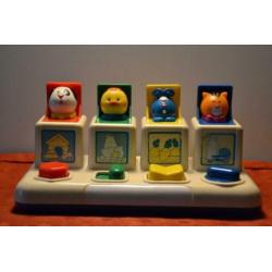 3 x leuke pop - up vriendjes vintage