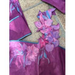3dellig dames pak suède vintage Roberto Cavalli